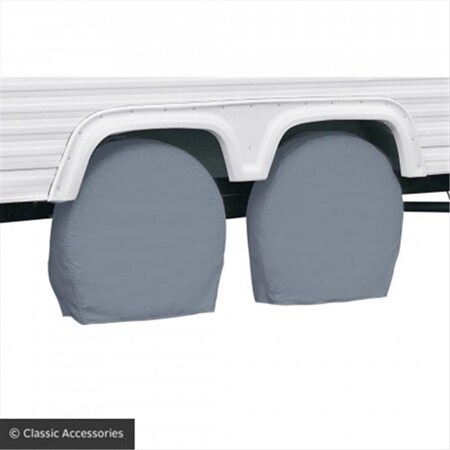 Classic Accessories 84161001 29-31.75 In. RV Windshield Cover - Gray, 2PK C1H-84161001